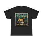 Stay Wild Pug Adventure t-shirt, Black