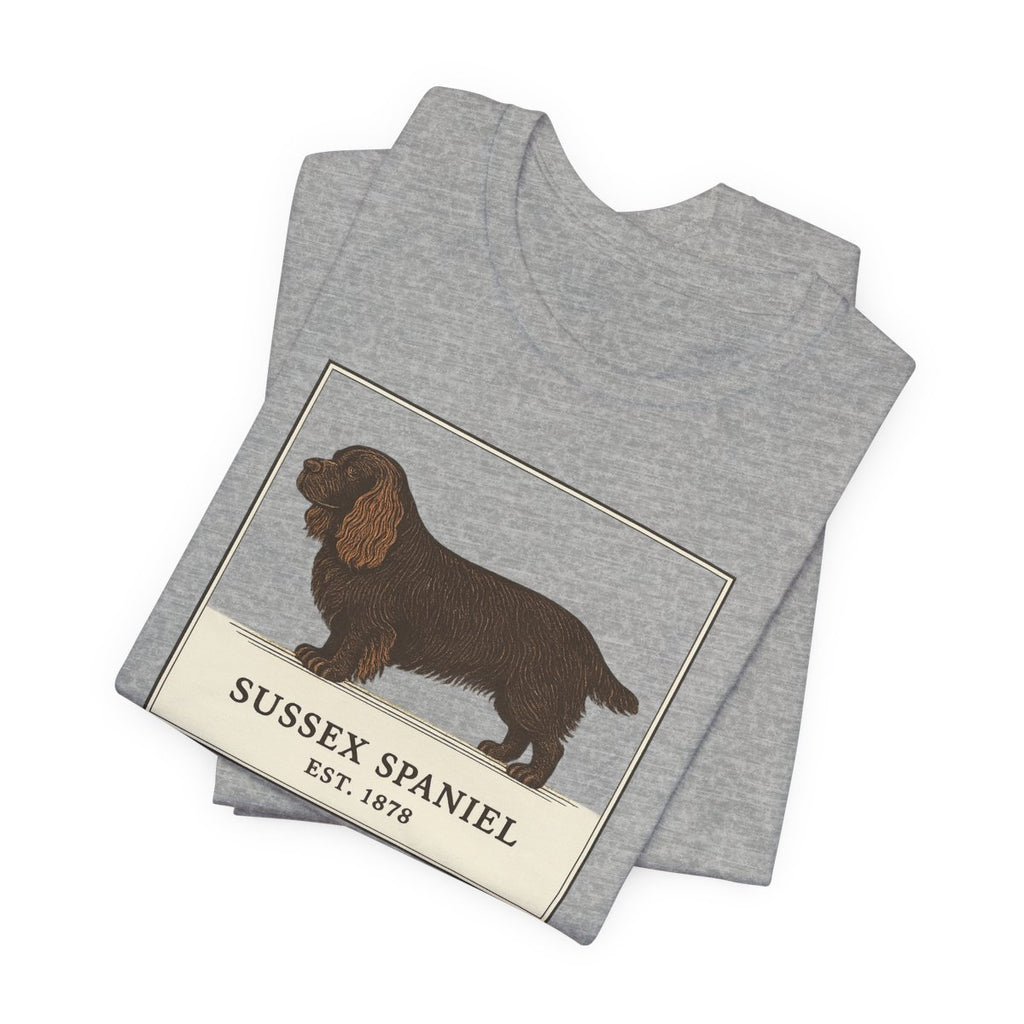 Sussex Spaniel Est. 1878 Field Guide t-shirt, view 7