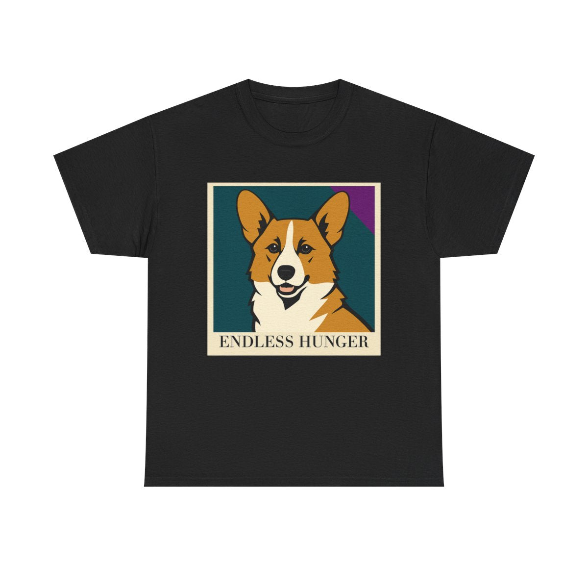 The Corgi Hunger Statement t-shirt, Black