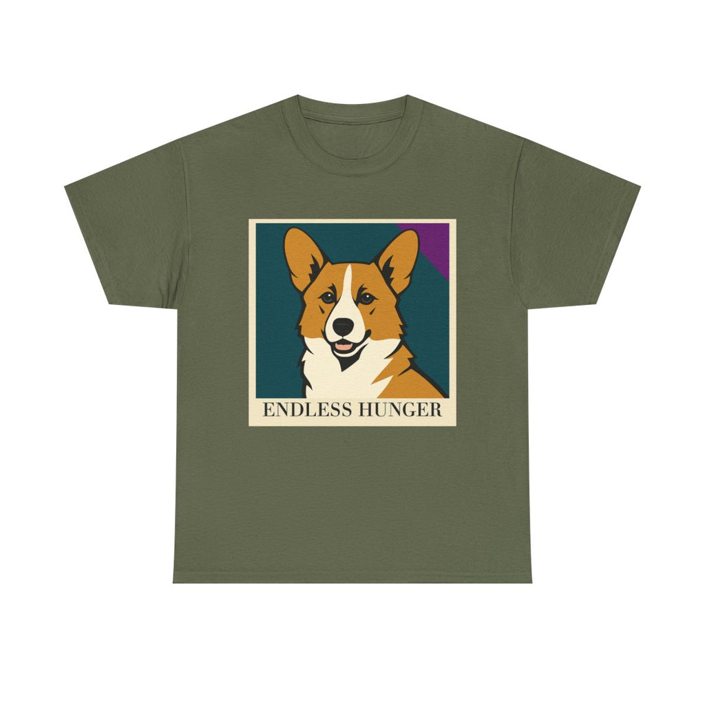 The Corgi Hunger Statement t-shirt, Military Green
