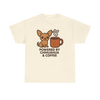 The Daily Fuel Chihuahua & Coffee t-shirt, Natural