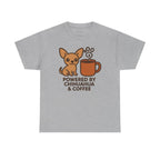 The Daily Fuel Chihuahua & Coffee t-shirt, Sport Grey
