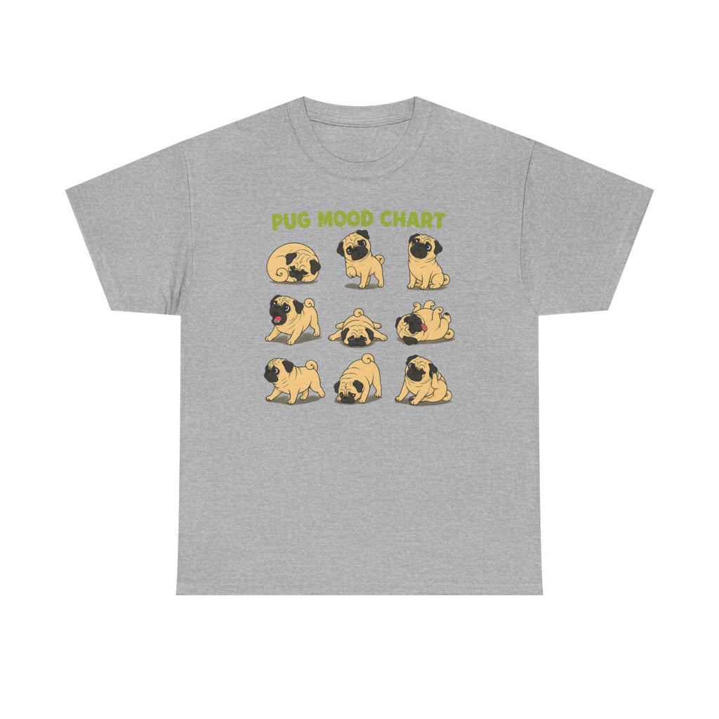 The Pug Mood Chart T-Shirt