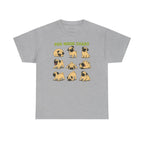 The Pug Mood Chart T-Shirt