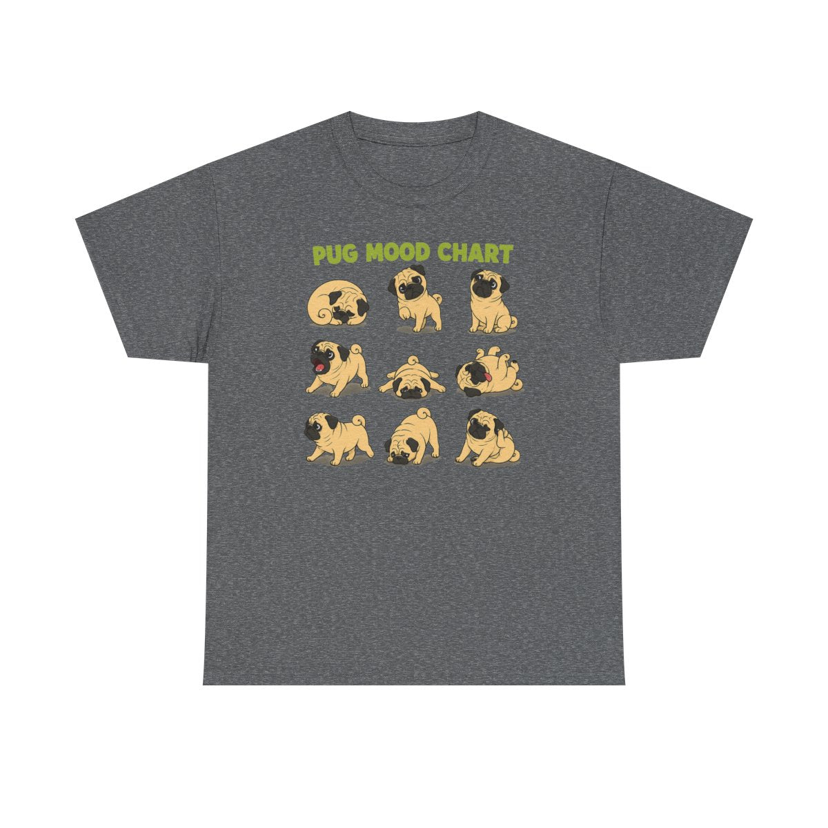 The Pug Mood Chart T-Shirt