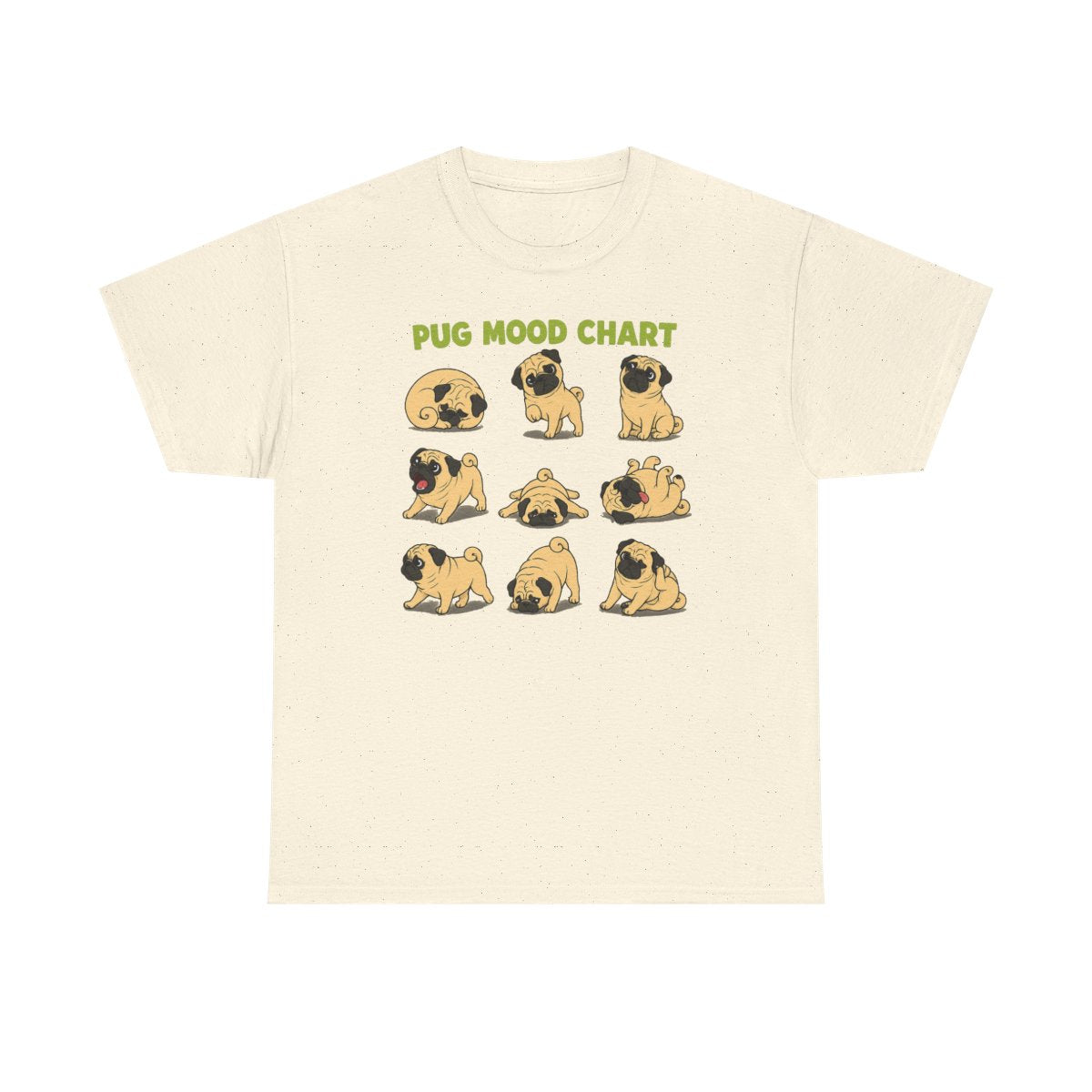 The Pug Mood Chart T-Shirt