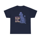 The Therapy Poodle t-shirt, Navy