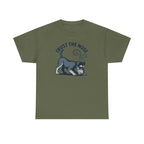 The Trust the Nose Schnauzer t-shirt, Military Green