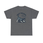 The Trust the Nose Schnauzer t-shirt, Graphite Heather