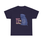 Therapy Pug t-shirt, Blackberry