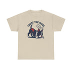 Trust The Nose Boston Terrier t-shirt, Sand