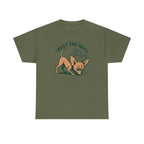 Trust the Nose Chihuahua t-shirt, Military Green