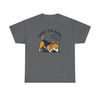 Trust the Nose Corgi Explorer t-shirt, Graphite Heather