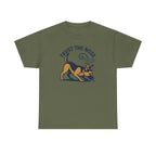 Trust The Nose German Shepherd t-shirt, Military Green