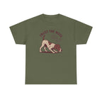 Trust the Nose German Shorthaired Pointer t-shirt, Military Green