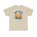 Trust The Nose Golden Retriever t-shirt, Sand
