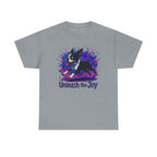 Unleash the Joy Boston Terrier Splash t-shirt, Gravel
