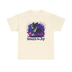 Unleash the Joy Boston Terrier Splash t-shirt, Natural