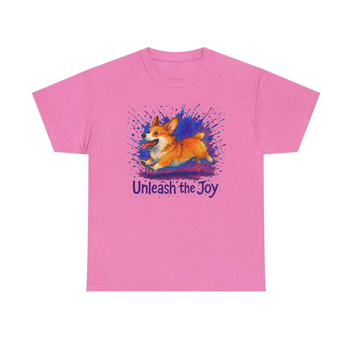 Unleash the Joy Playful Corgi Illustration T-Shirts