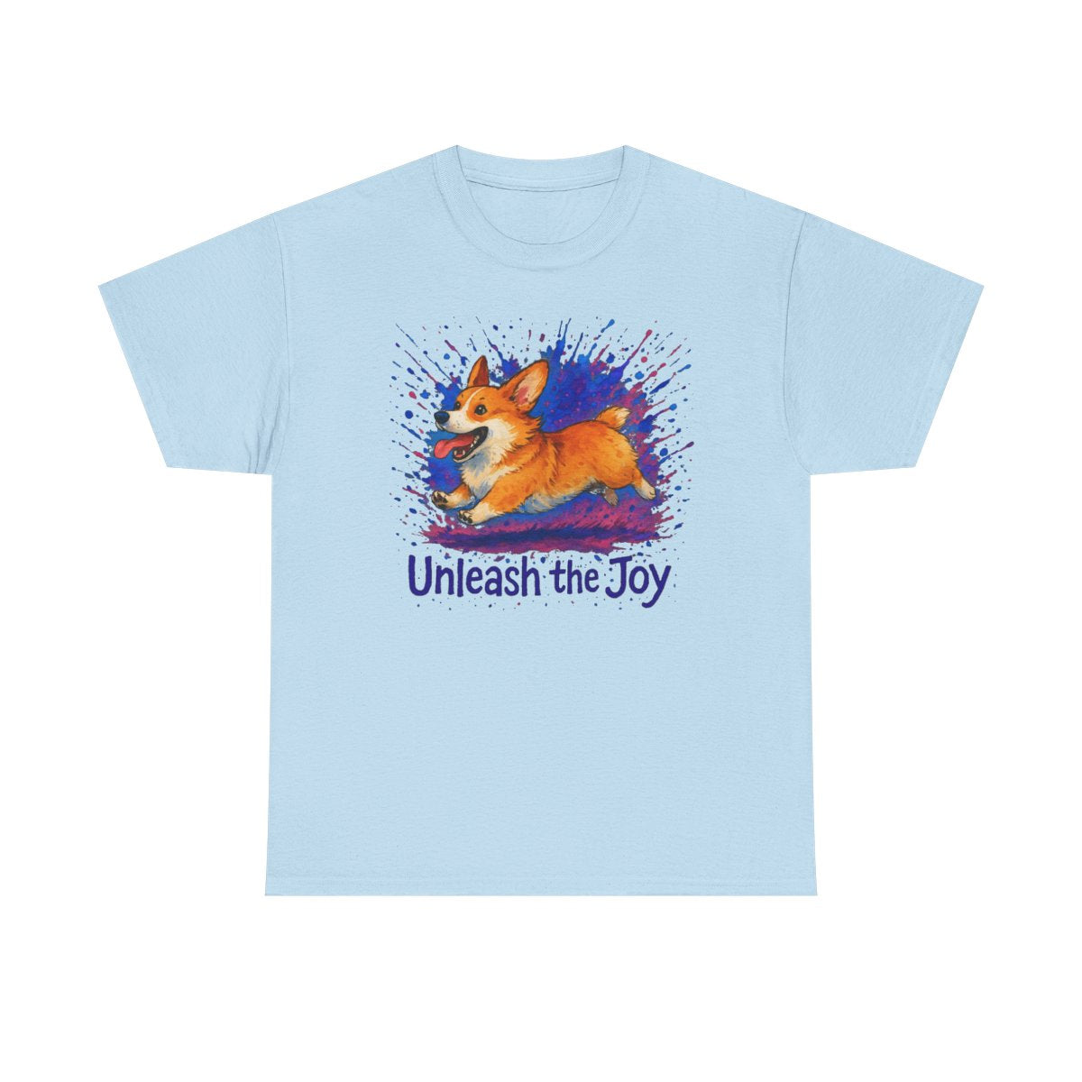 Unleash the Joy Playful Corgi Illustration T-Shirts