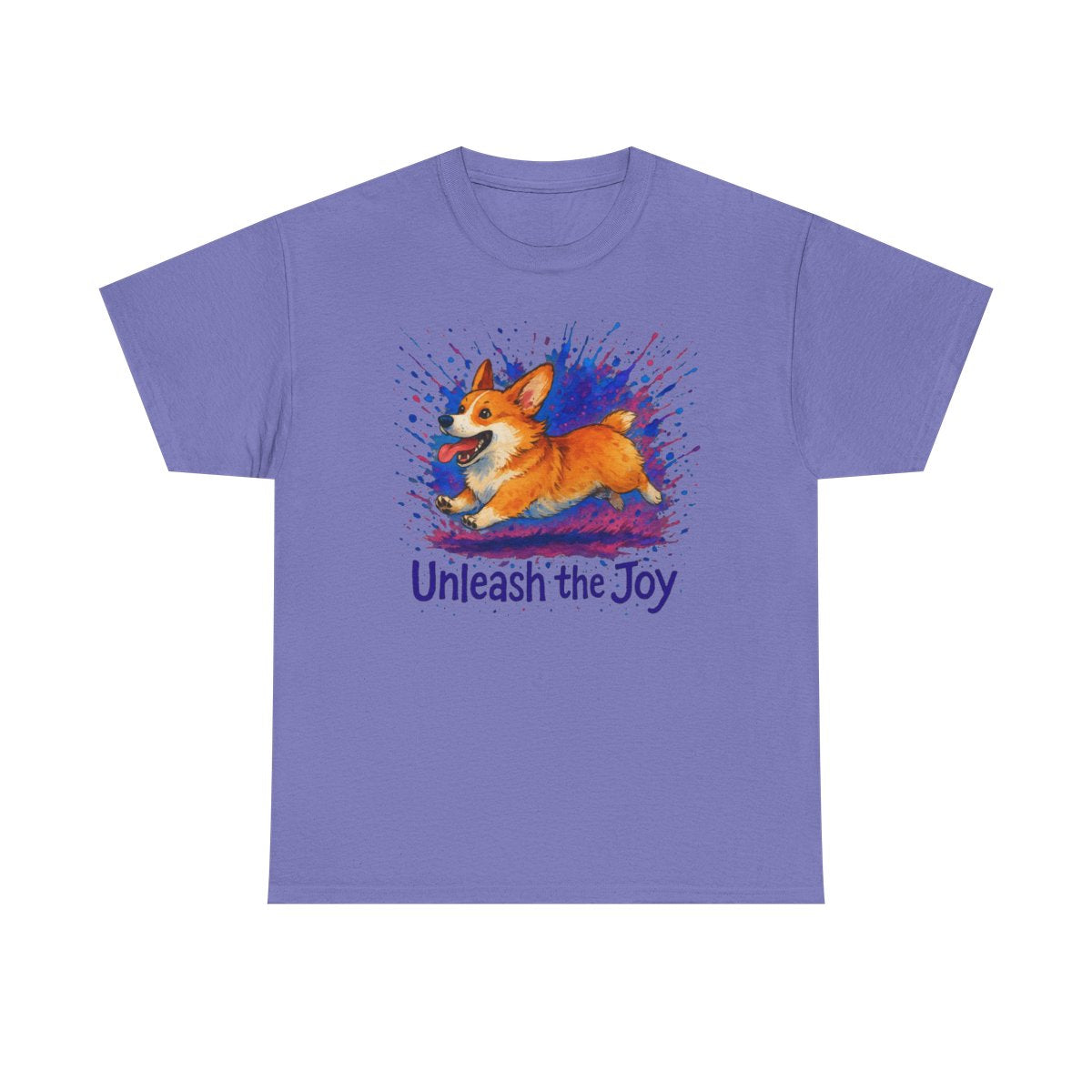 Unleash the Joy Playful Corgi Illustration T-Shirts