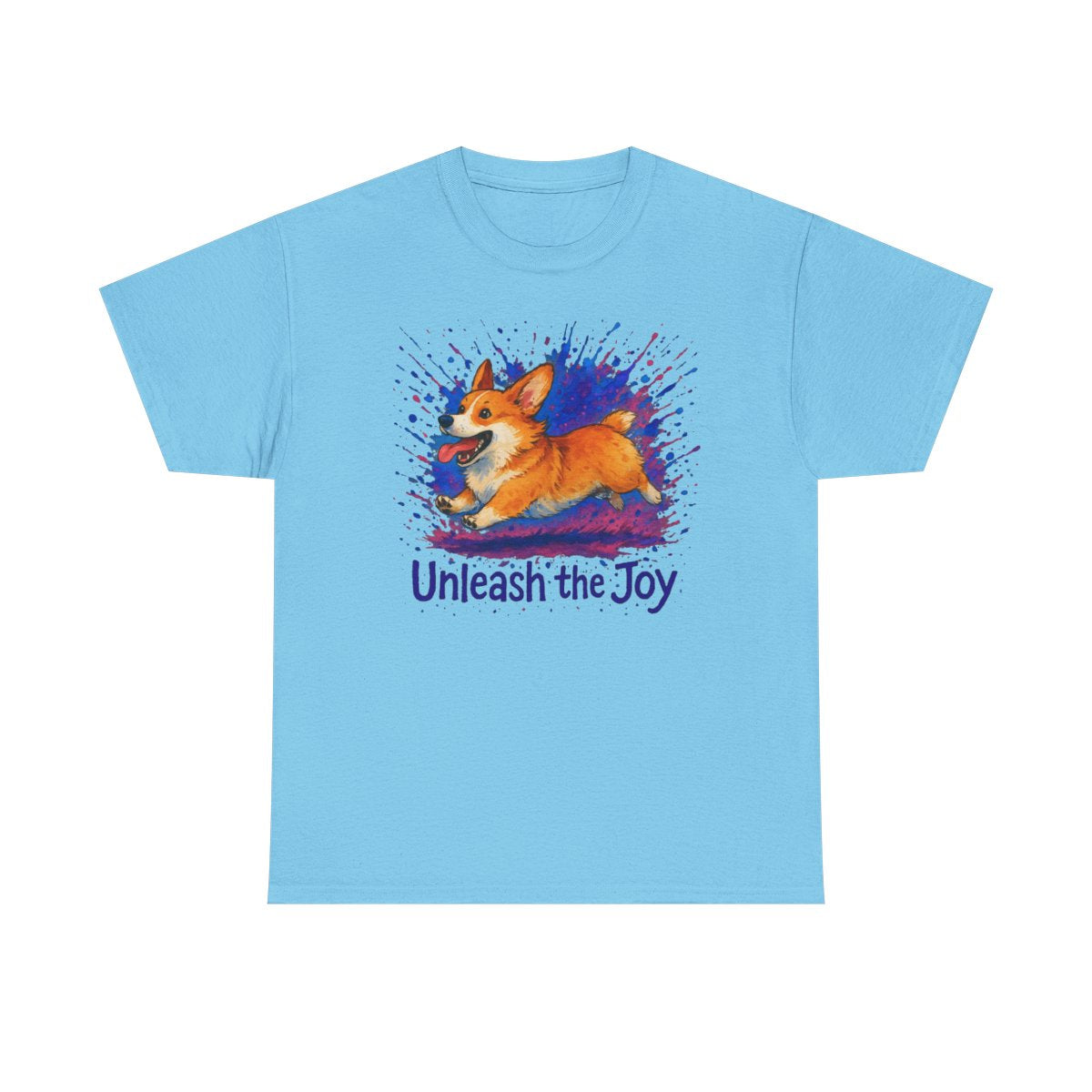 Unleash the Joy Playful Corgi Illustration T-Shirts