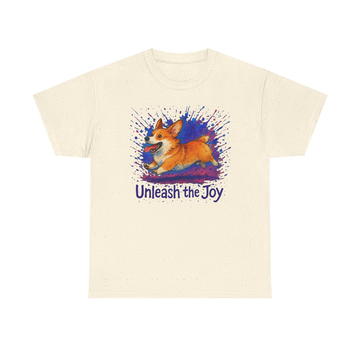 Unleash the Joy Playful Corgi Illustration T-Shirts