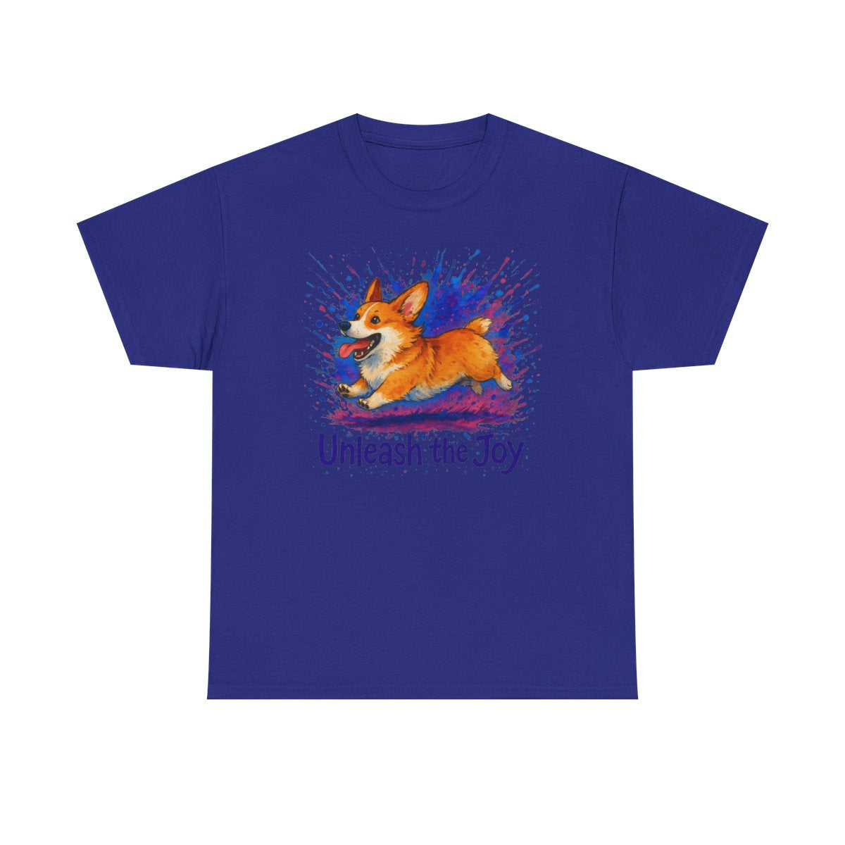 Unleash the Joy Playful Corgi Illustration T-Shirts