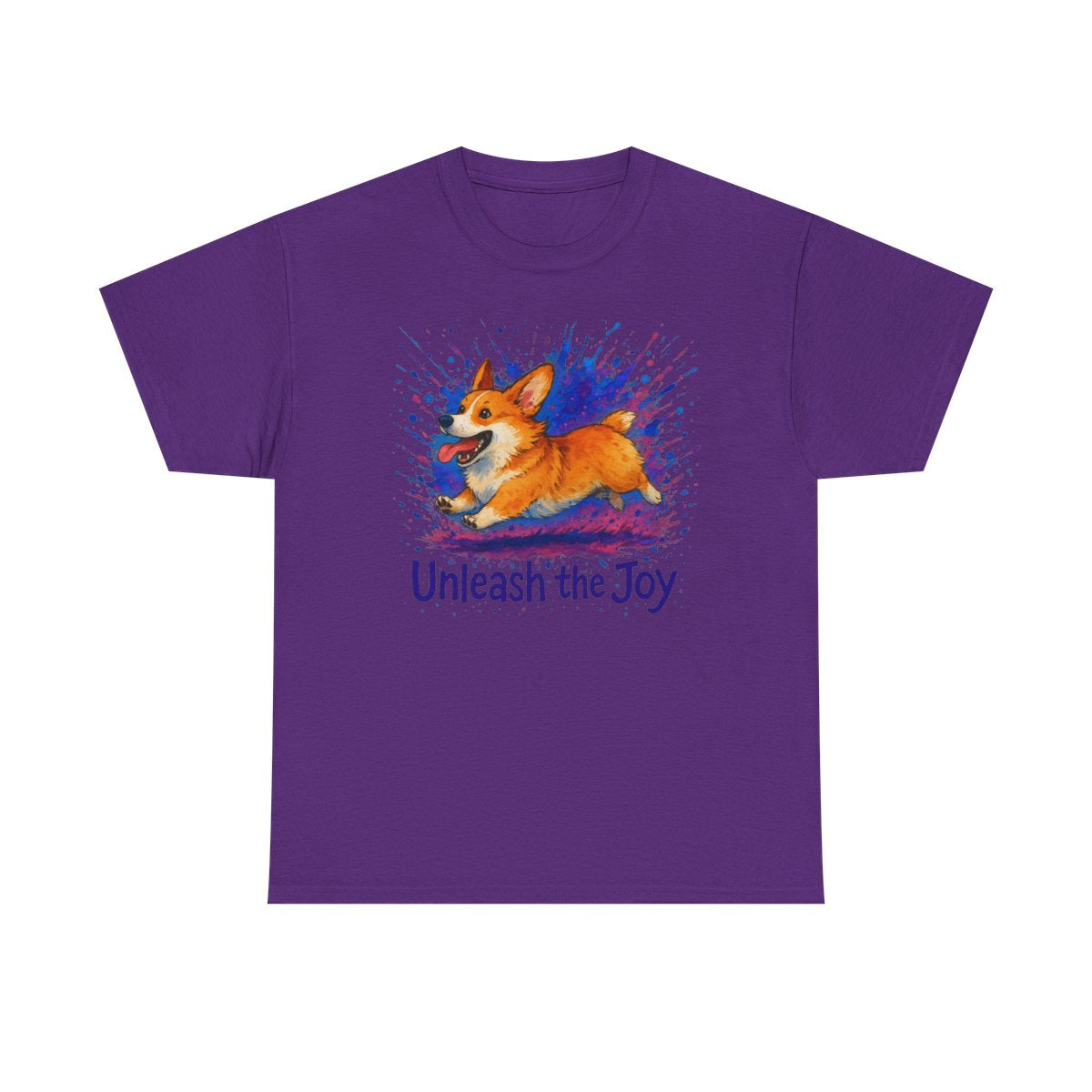 Unleash the Joy Playful Corgi Illustration T-Shirts