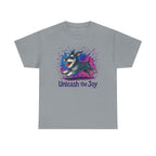 Unleash the Joy Schnauzer Art t-shirt, Gravel
