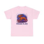 Unleash the Joy Vizsla Art t-shirt, view 6