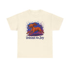 Unleash the Joy Vizsla Art t-shirt, view 2