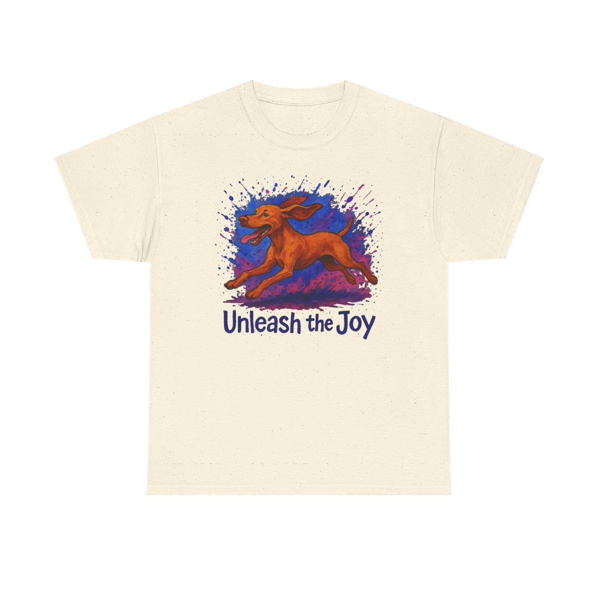Unleash the Joy Vizsla Art t-shirt, view 2
