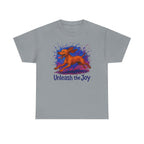 Unleash the Joy Vizsla Art t-shirt, view 4