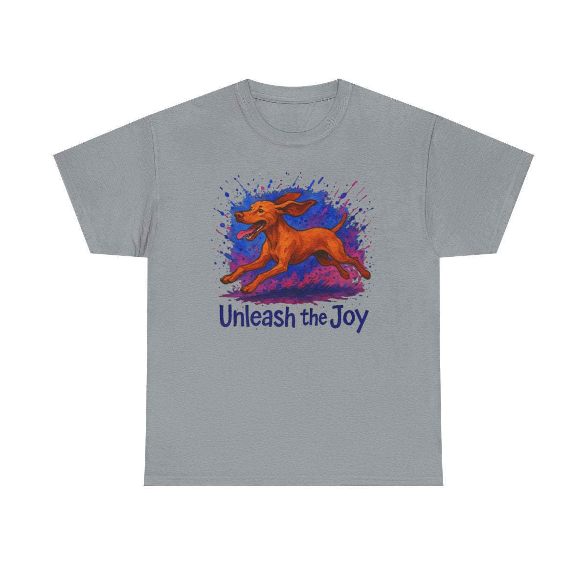 Unleash the Joy Vizsla Art t-shirt, view 4