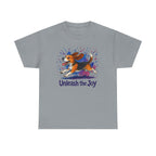 Unleash the Joy Watercolor Beagle t-shirt, Gravel
