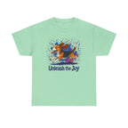 Unleash the Joy Watercolor Beagle t-shirt, Mint Green