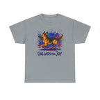 Unleash the Joy Watercolor German Shepherd t-shirt, Gravel