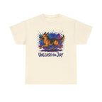 Unleash the Joy Watercolor German Shepherd t-shirt, Natural
