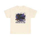 Vibrant Unleash the Joy Gordon Setter t-shirt, Natural