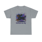 Vibrant Unleash the Joy Gordon Setter t-shirt, Gravel