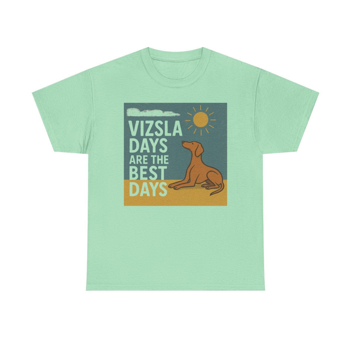 Vizsla Days Best Days Retro Graphic t-shirt, view 5