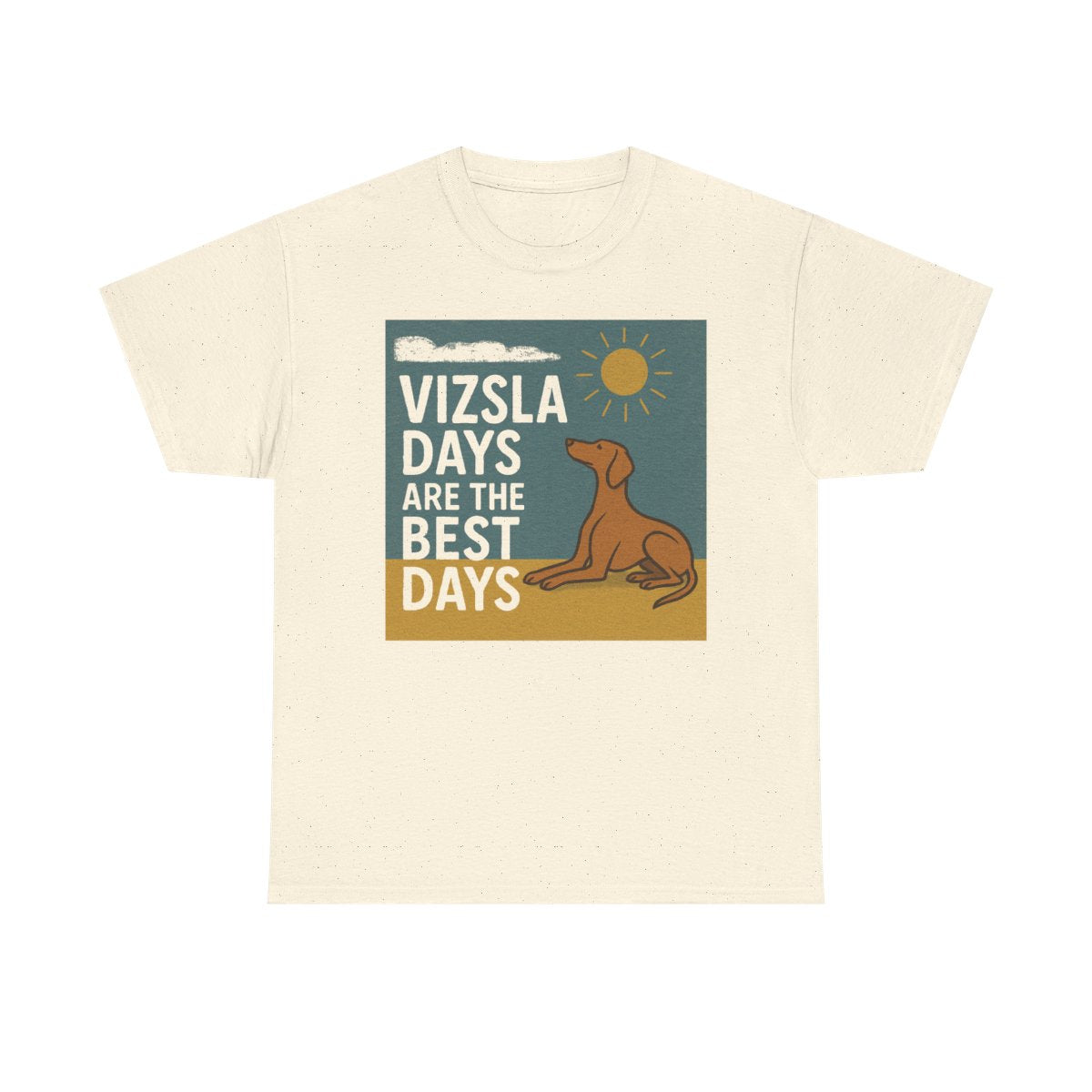 Vizsla Days Best Days Retro Graphic t-shirt, view 4