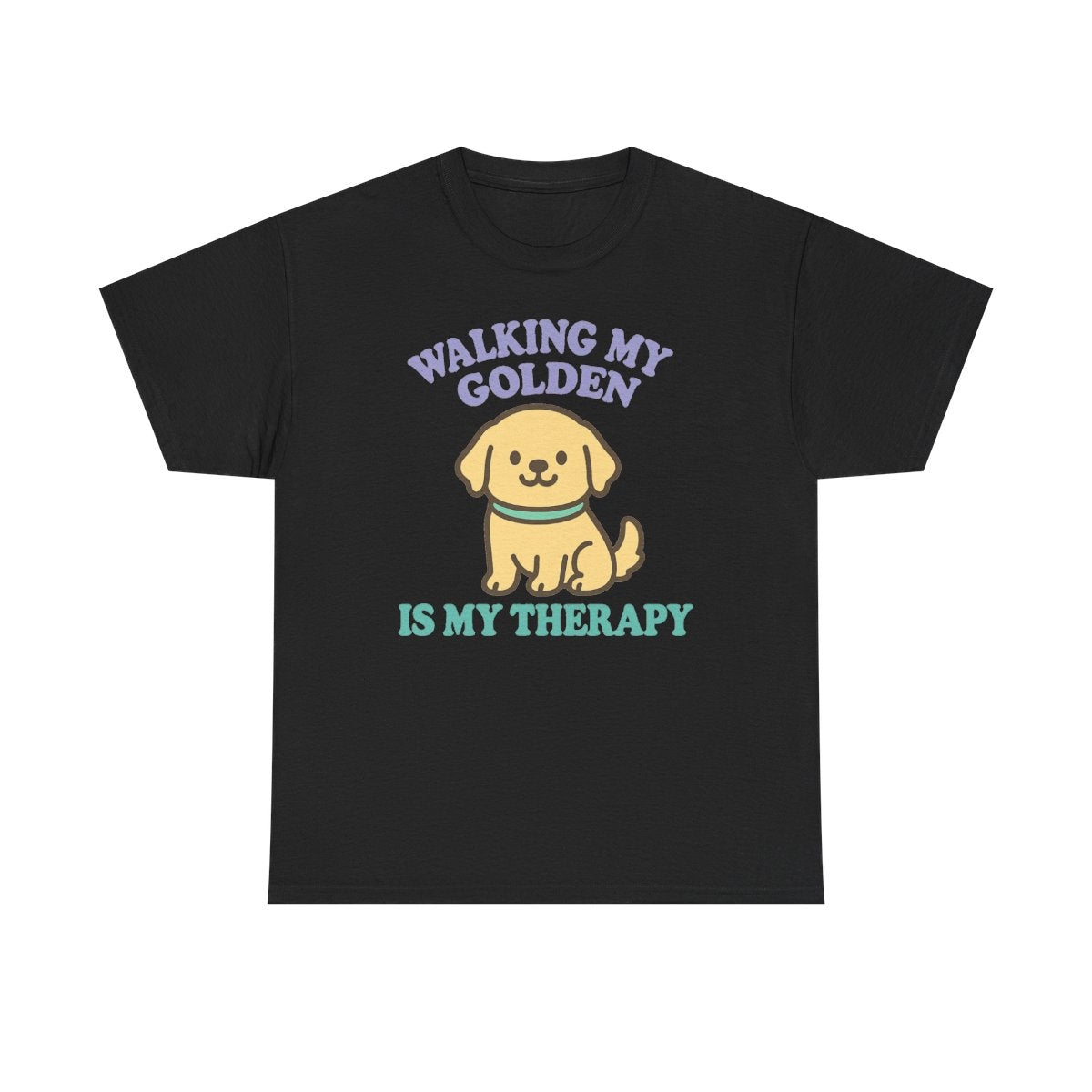 Walking My Golden Kawaii T-Shirt