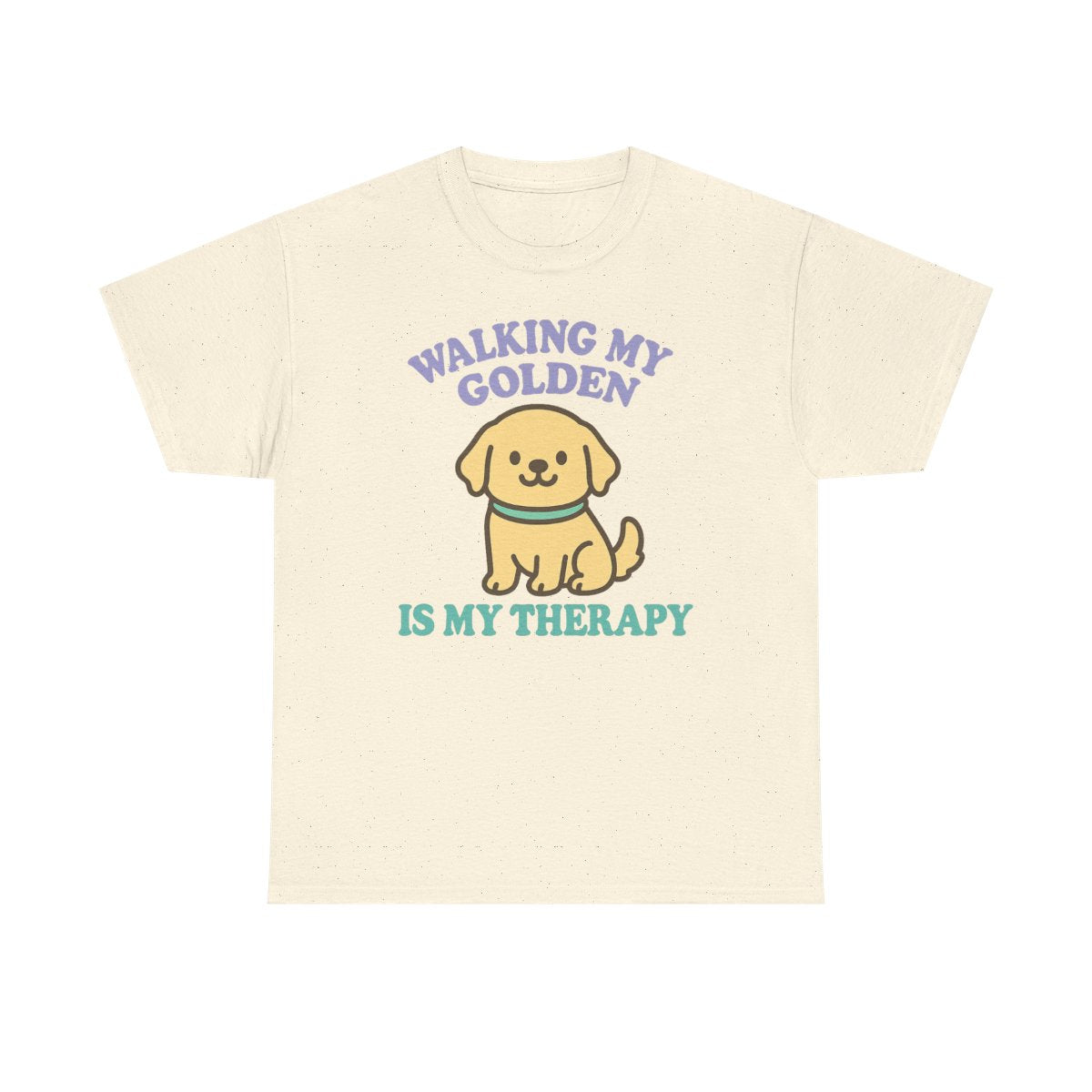 Walking My Golden Kawaii T-Shirt