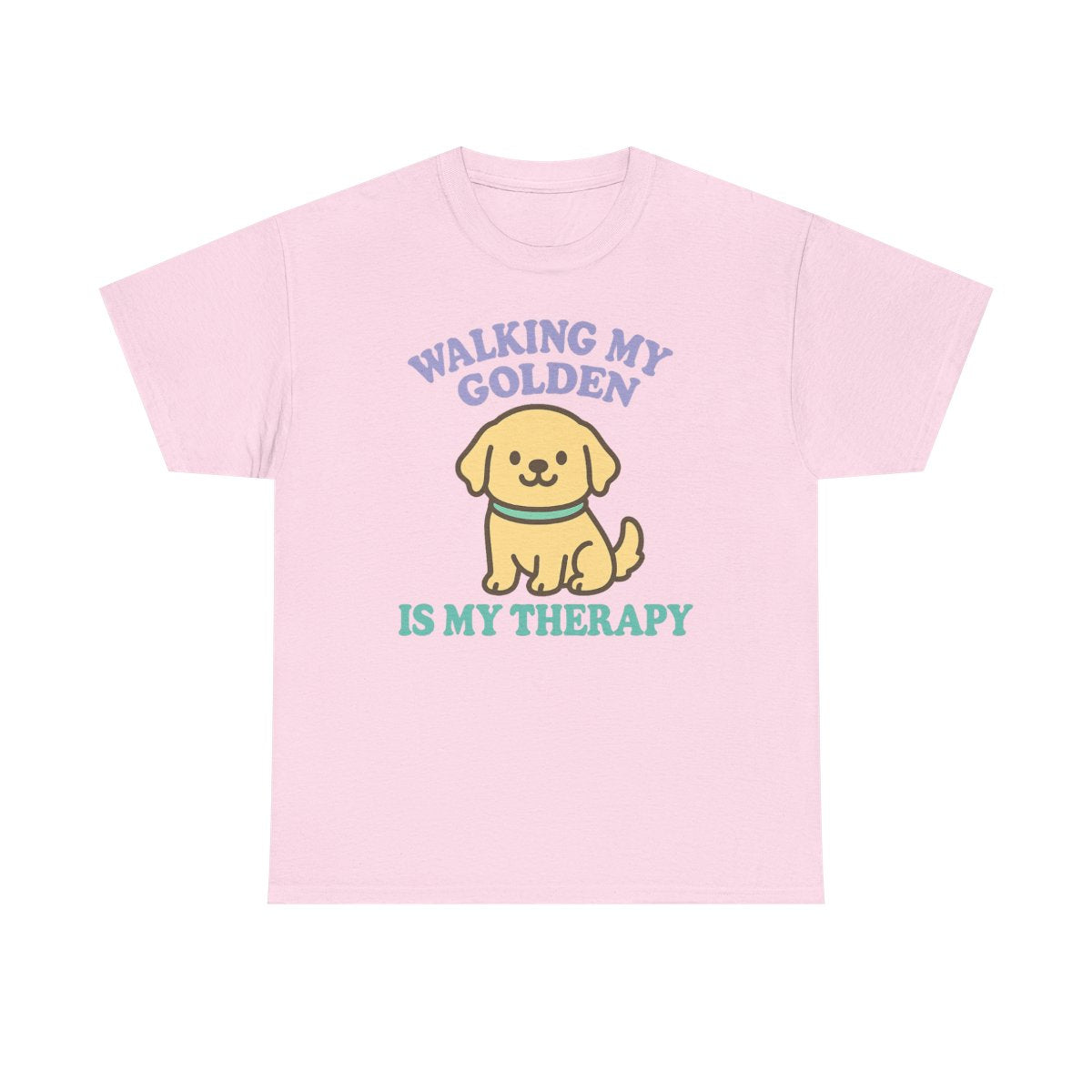 Walking My Golden Kawaii T-Shirt