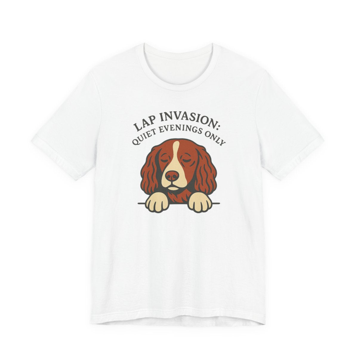 Welsh Springer Spaniel Lap Invasion T-shirt