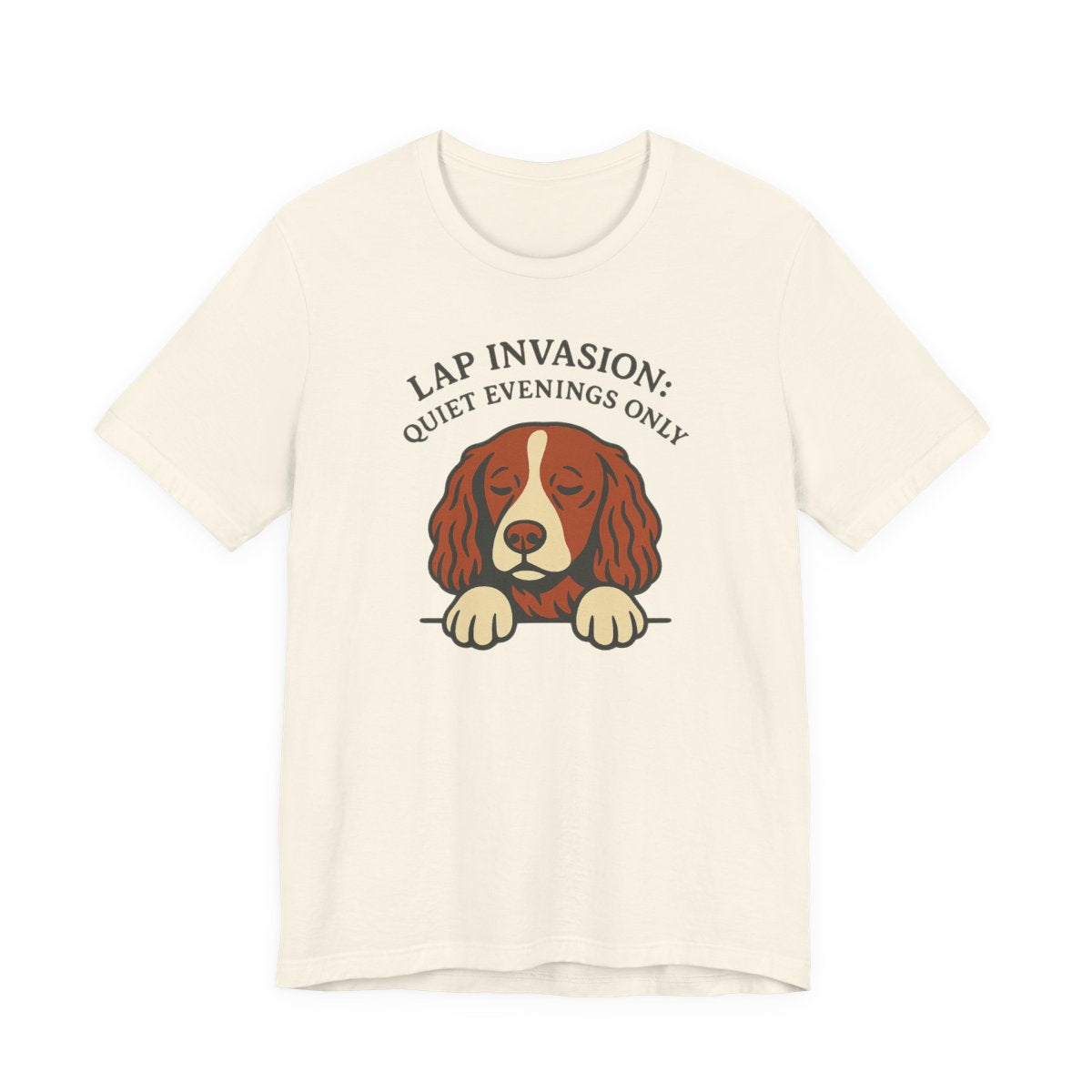 Welsh Springer Spaniel Lap Invasion T-shirt