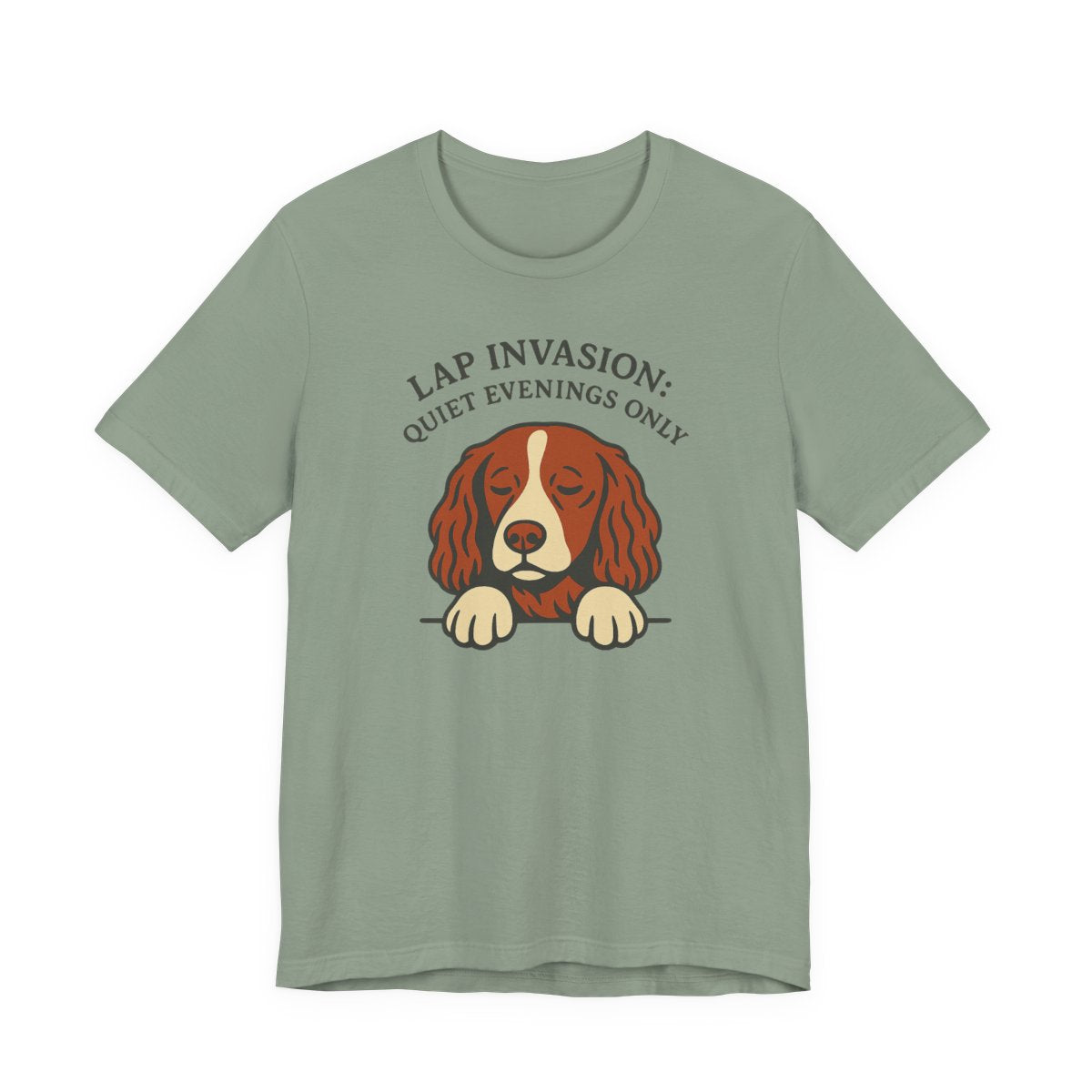 Welsh Springer Spaniel Lap Invasion T-shirt