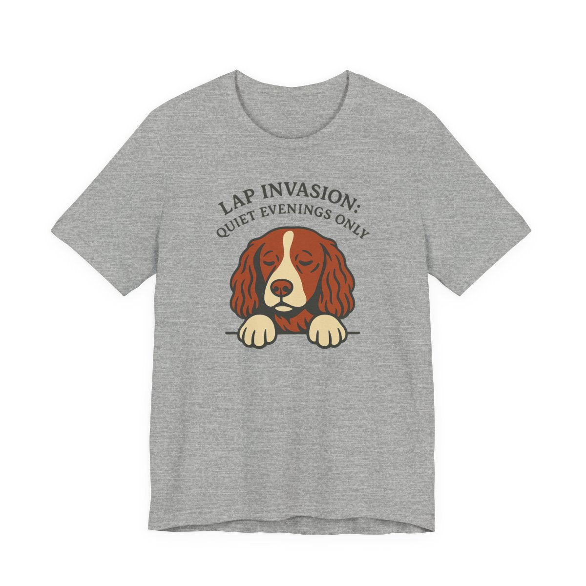 Welsh Springer Spaniel Lap Invasion T-shirt